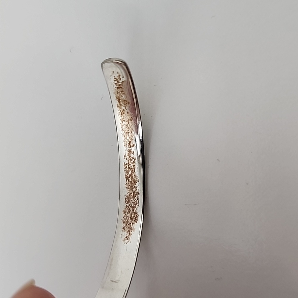 Serenity Prayer Bangle 'Courage' 925 Sterling Silver - Picture 16 of 16